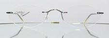 EMOZIONI BY SAFILO 4298/B JK7 Eyeglasses RUTHENIUM New Rimless 50-18-135 Italy