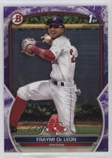 2023 Bowman Prospects Purple Pattern 98/199 Fraymi De Leon #BP-97 09br