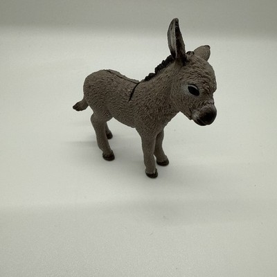 Schleich Gray Donkey Mule Foal Figure 2013 Retired Baby Animal