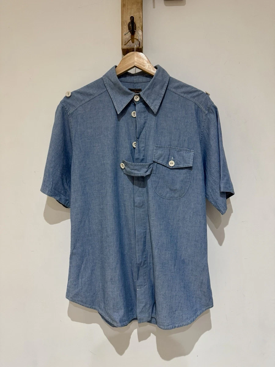 Vivienne Westwood Denim Casual Button-Down Shirts for Men for sale