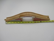 Thomas  Friends Wooden Railway Train 3 Piece Bridge Set Wood Arched Stone