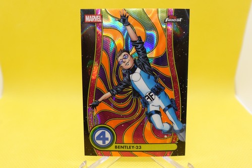 2026 Topps Finest Fantastic Four Bentley-23 Black Light BL-014 Orange /25