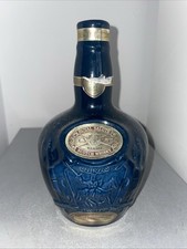 Wade Likör Keramik blaue Flasche Royal Salute Scotch Whisky