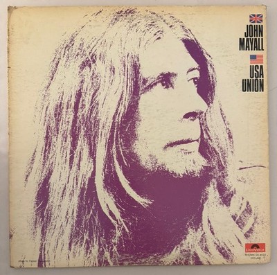 JOHN MAYALL   USA UNION - VINYL LP POLYDOR STEREO 24-4022 - VG+ - A11