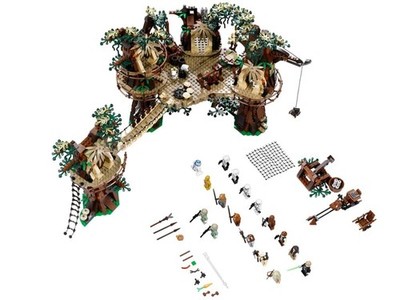 Star Wars Ewok Village 10236 1990 Pieces Building Blocks Model Gift Set NEW
