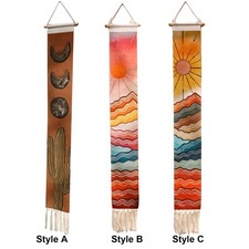 Macrame wall hanging, bohemian decoration tassels, handcraft ornament wall