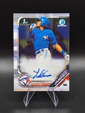 2019 Bowman Chrome Prospect Autographs #CPALJ Leonardo Jimenez! Blue Jays