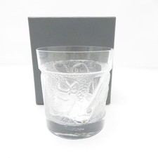 LALIQUE Owl Yurout Tumbler Glass Clear Whiskey 7.5cm 2.9in A Box japan