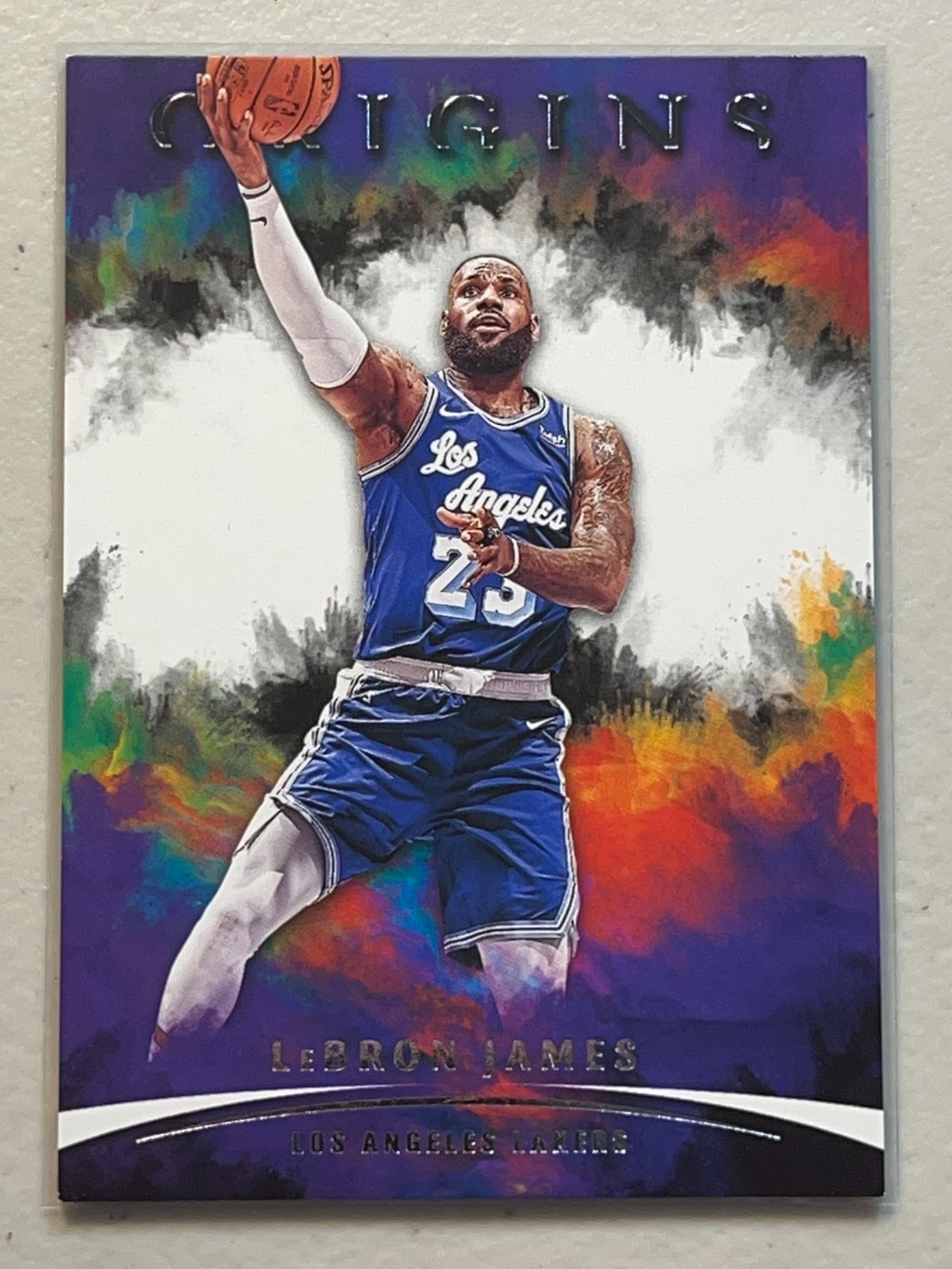 LeBron James 2021-22 Panini Origins Photo Variation #6 Base SP Lakers