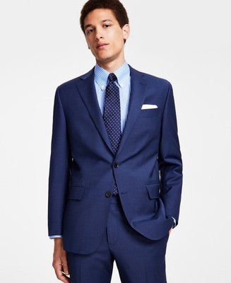 Brooks Brothers Mens Classic fit Suit Jacket Blazer 38 R Navy Blue