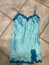New Victorias Secret Satin Lace Slip Dress Sz M Lingerie 2010 Fairy NWT
