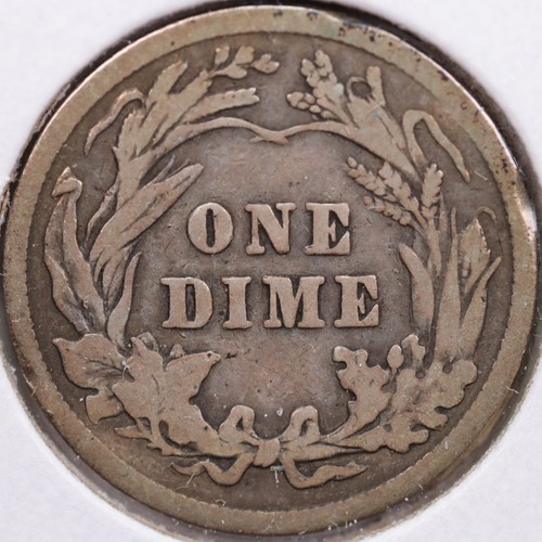 1916 Barber Silver Dime, Very Good Circulated Coin, Store Sale #d916.05 - Picture 2 of 2