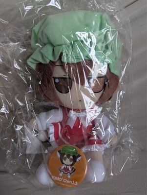 Touhou Project Fumo Fumo Chen Series 39 Gift Official with Pin Badge