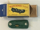 Stunning Gray Wheel Original Matchbox Lesney MB 41 D Type Jaguar W Original Box