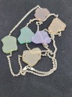 Vintage Multicolor Rare Colors Sea Glass Silver Long Necklace Beach — photo 7