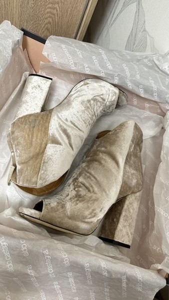 Women Heels Beige 38 #7VDP