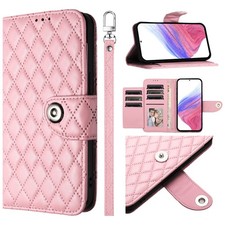 Leather 7Card Wallet Case For iPhone Samsung Huawei Honor Flip Stand Phone Cover