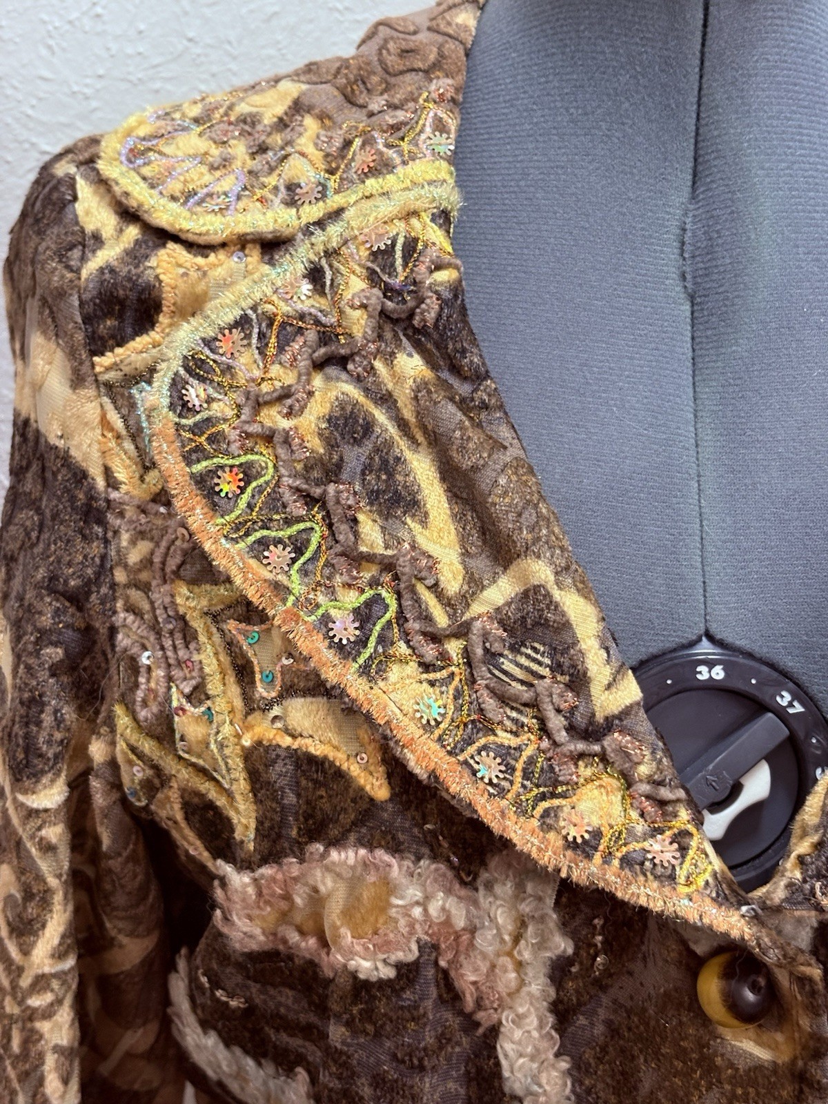 Sandy Starkman Women's Jacket Small Earthy Floral… - image 2