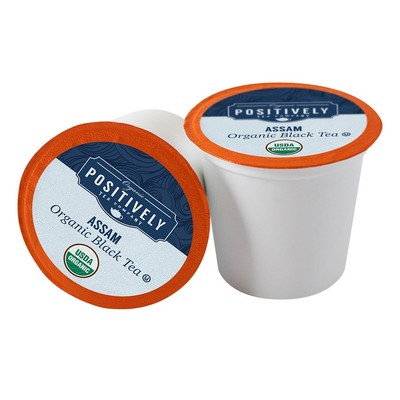 Organic Positively Tea Company, Assam Black Tea, K-Cup Compatible, 24 Pods
