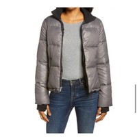 UGG Australia Women's Izzie Puffer Jacket Nylon Dark Grey Size XS-S-M