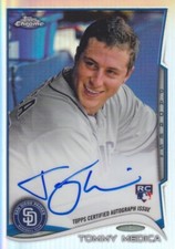 TOMMY MEDICA 2014 TOPPS CHROME ROOKIE AUTO /499