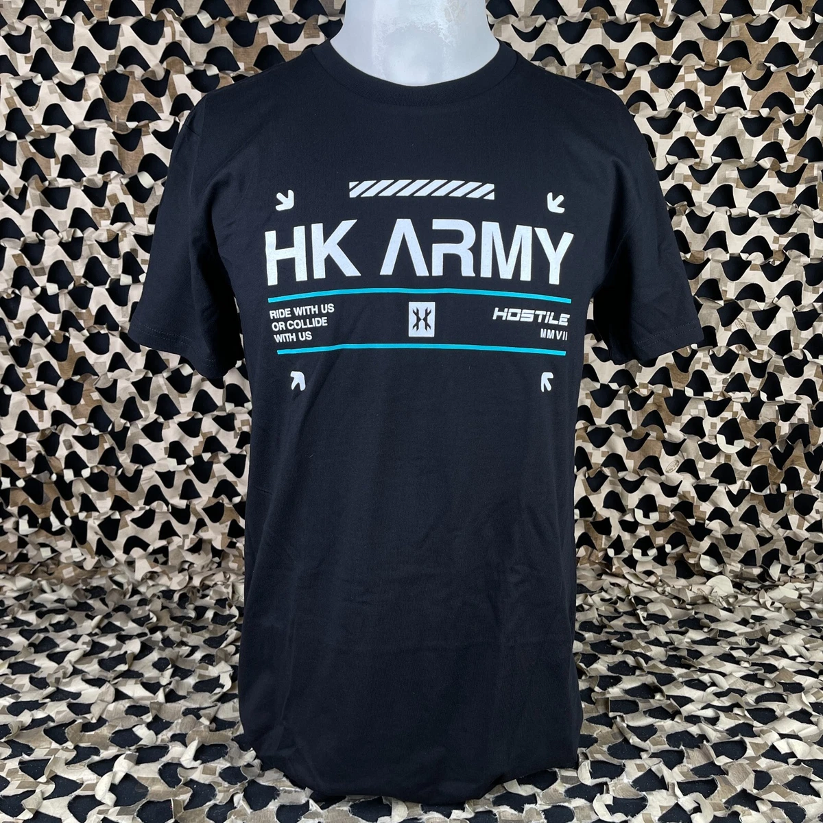 T-shirt De Paintball HK Army – Noir – Taille XXL – Neuf – Adulte