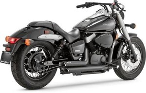 Vance Hines Shortshots Exhaust Sys Staggered Blk Honda Shadow 750 Phantom 10 15 Ebay