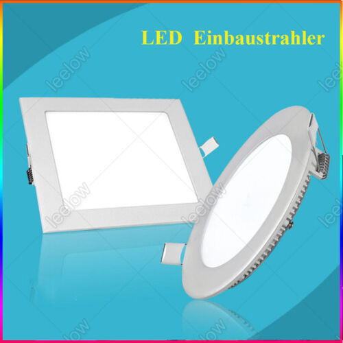 10 x/20 x 3-24 Watt pannello LED luce da incasso faretto da incasso lampada da soffitto spot piatta - Foto 16 di 29