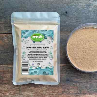 Green Betel Leaf Powder Organic Herbs Spice Fresh Pure Hygienic Premium Original