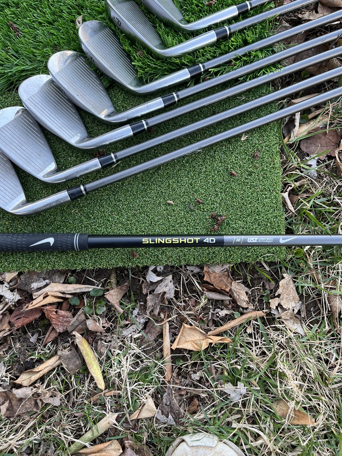 Nike Slingshot 4D Iron Set 4Pw, Aw Regular Flex Ust Graphite Nike