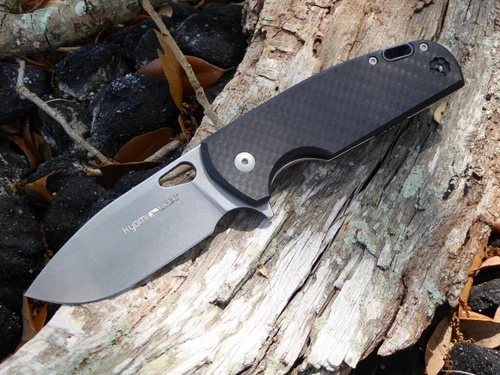 Viper Knives Kyomi Knife  Flipper Folder Titanium Italian Voxnaes Carbon Fiber