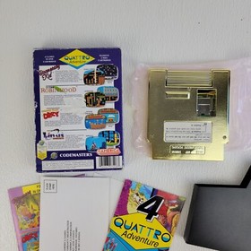 NES Lot of 3 Codemaster Camerica Games 4 Quattro Mig 29 Gold Silver Cart Tested