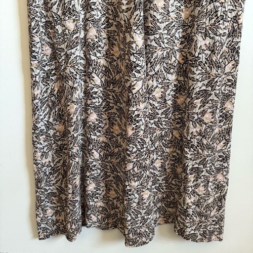 FLAX Jeanne Englehart Vintage Foliage Floral Leaf Dress 90’s M Medium - Picture 4 of 7