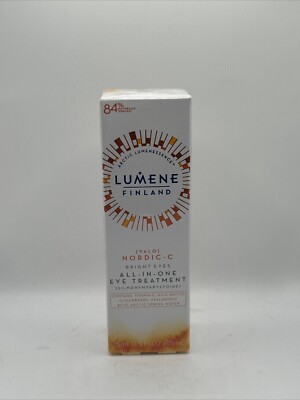 LUMENE Valo Nordic-C Bright Eyes All-in-One Eye Treatment, 0.5oz, NEW FREE SHIP!