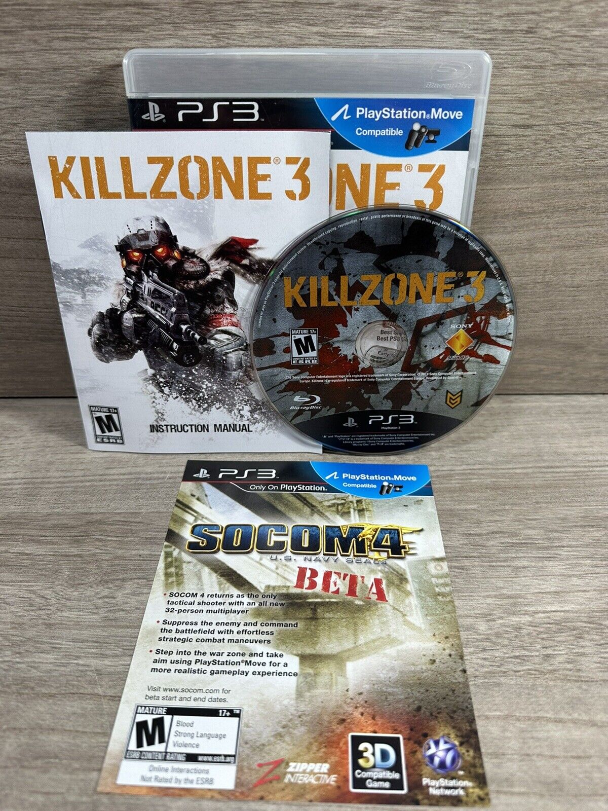 Ps3 - Killzone 3 Sony PlayStation 3 Complete #111