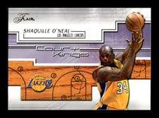 2002-03 Flair Court Kings # 21 CK Shaquille O'Neal Card (B63) Los Angeles Lakers