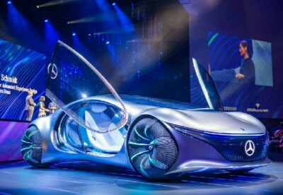 Mercedes-Benz Vision AVTR Concept Car - Hochglanz A4 Print