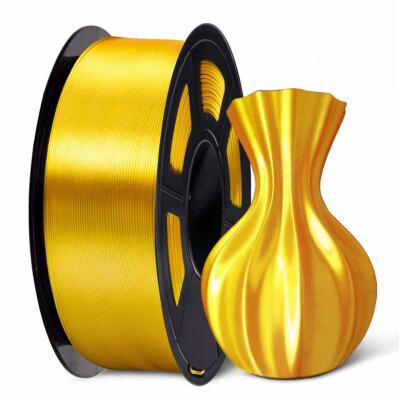 SUNLU 1KG Gold SILK 3D Printer Filament PLA+ SILK 1KG 1.75mm No Bubble +/-0.02mm
