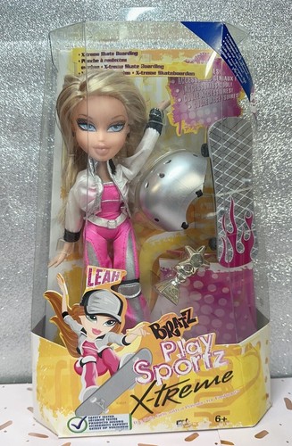 BRATZ 2008 PLAY SPORTZ X-TREME SKATEBOARDING LEAH BNIB