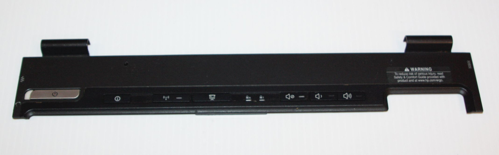 HP Compaq NC6220 NC6000 Laptop Keyboard Hinge Cover Bezel Power Button 379794-001-image