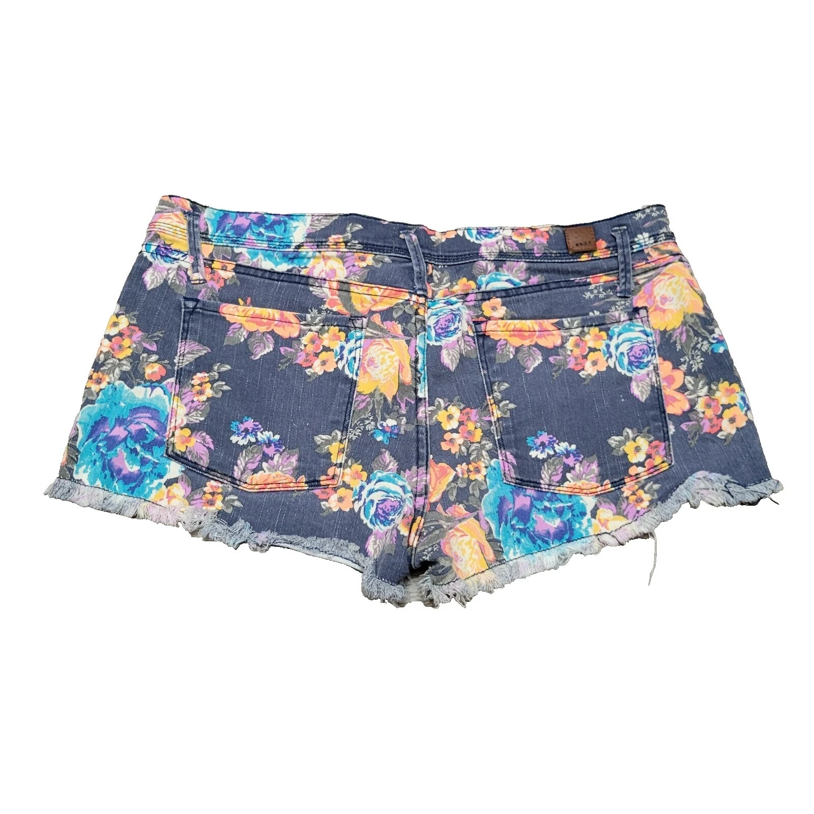 Pantalones cortos Floral ROXY Mezcla de algodón para mujeres