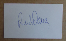 RICH DAUER SIGNED AUTOGRAPH 3X5 INDEX CARD MLB 2X WORLD SERIES CHAMPION ORIOLES