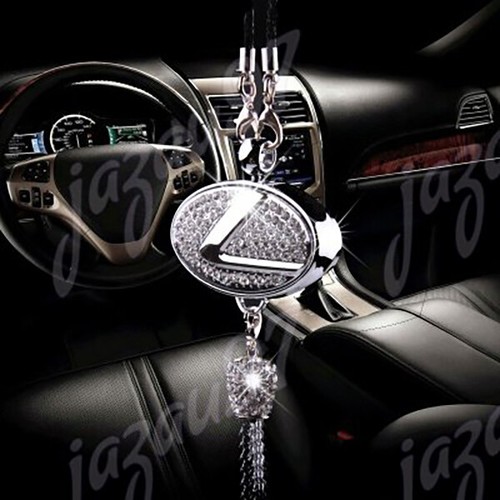Universal CAR diamond logo Perfume Air Freshener Rearview Mirror Perfume Pendant - Picture 10 of 105