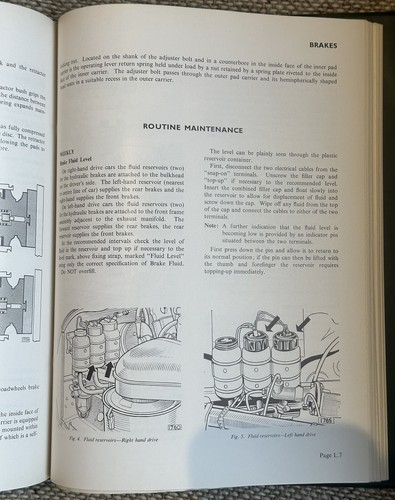 JAGUAR E TYPE GRAND TOURING MODEL SERVICE MANUAL DIRECTORS MANAGEMENT ISSUE 1964 - Picture 4 of 11