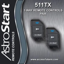 Pair of AstroStart 511-TX 1-Way Remote Controls For DS3 DS4 Systems EZSDEI7116