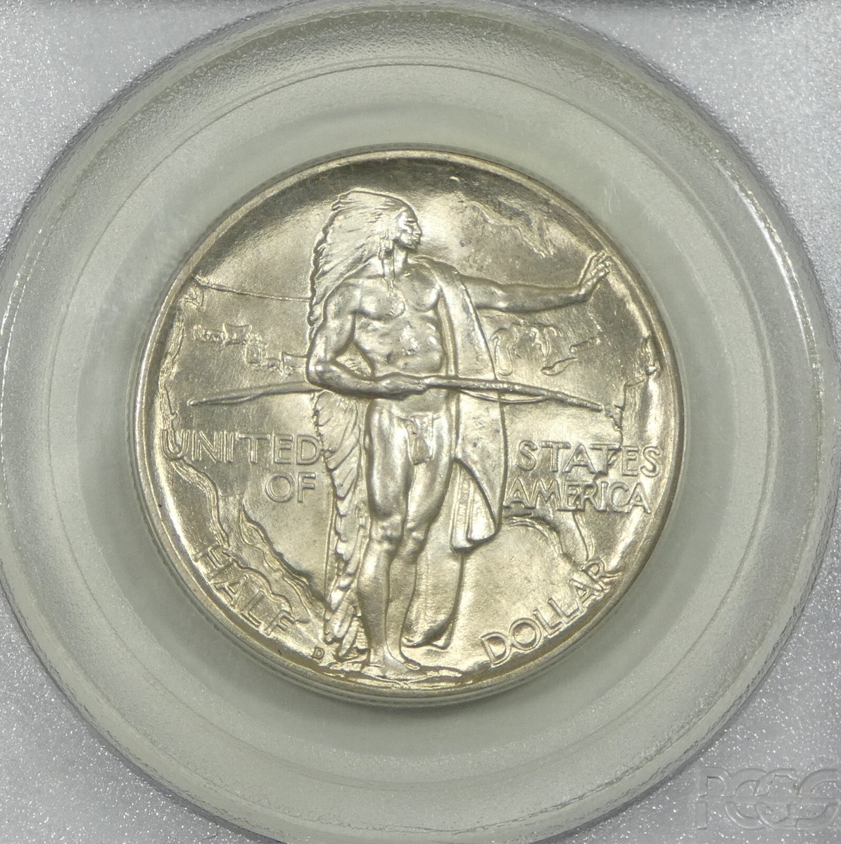1937-D Oregon Trail Memorial Silver Commem 50c PCGS MS 65