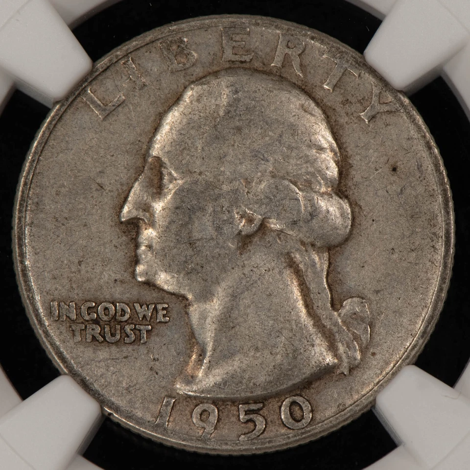 1950-D/S 25c Silver Washington Quarter - RPM FS-601 - NGC XF 40 - SKU-X5834 - Image 4 of 4