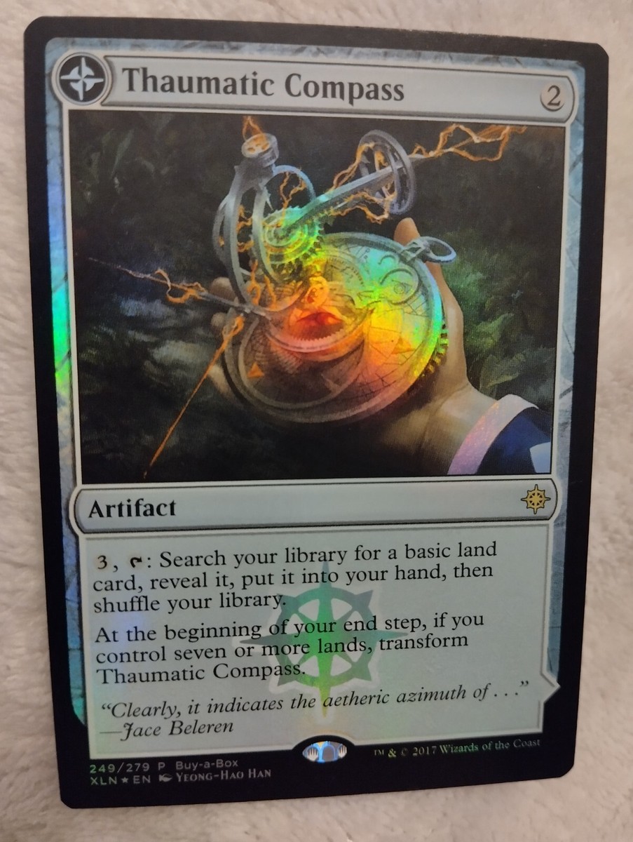 MTG THAUMATIC COMPASS/SPIRES OF ORAZCA FOIL ENG EXC Ixalan BaB