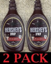 2x Hershey's SPECIAL DARK Mildly Sweet CHOCOLATE Syrup 22 Oz Bottle - 2 PACK