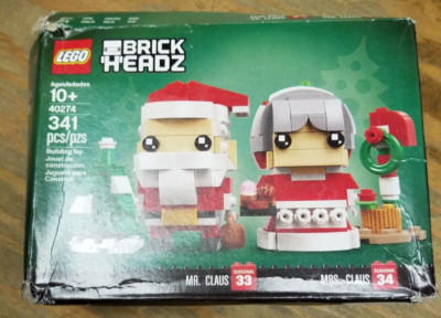 LEGO BrickHeadz Mr. & Mrs. Claus (40274) New Box Damage